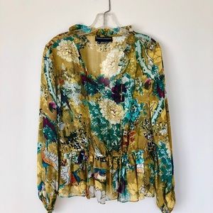 Hemant & Nandita Keystone Silk Blouse